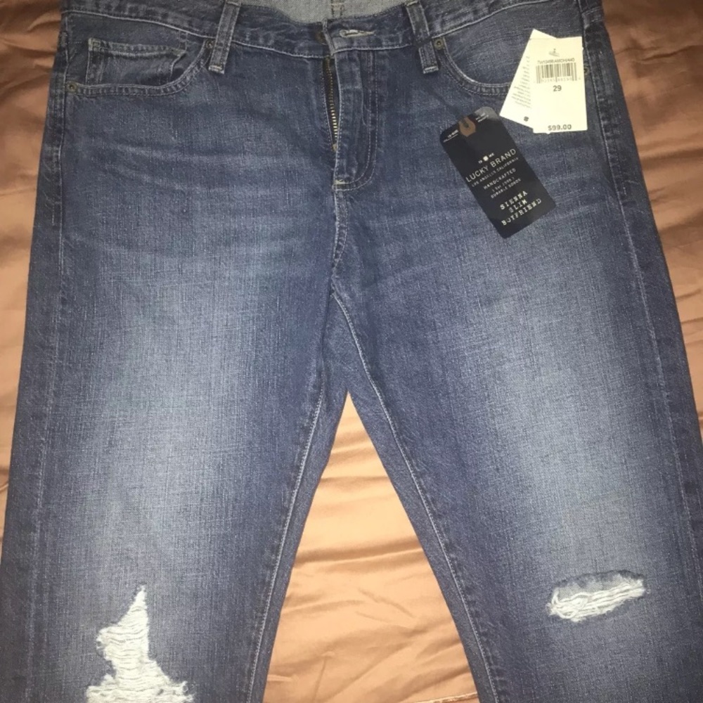 Lucky Brand 8/29 Jeans Slim Boyfriend NWT $99